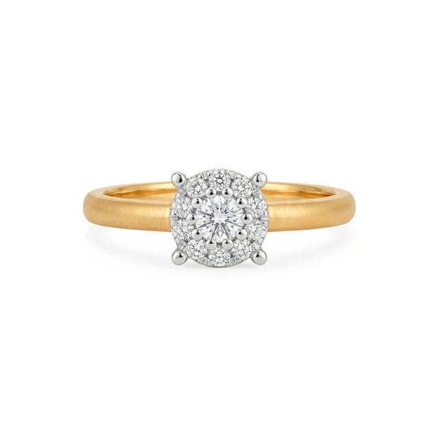 Tanishq 18KT Diamond Finger Ring for Women 