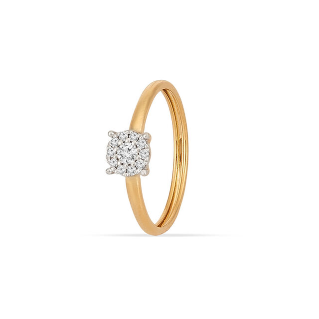 Tanishq 18KT Diamond Finger Ring for Women 2