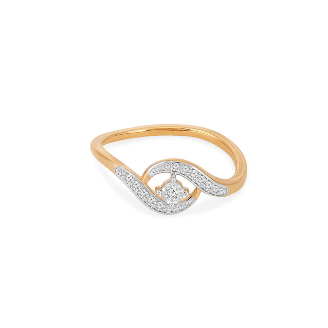 Tanishq 18KT Diamond Finger Ring for Women 