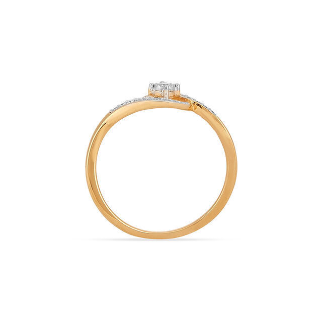 Tanishq 18KT Diamond Finger Ring for Women 4