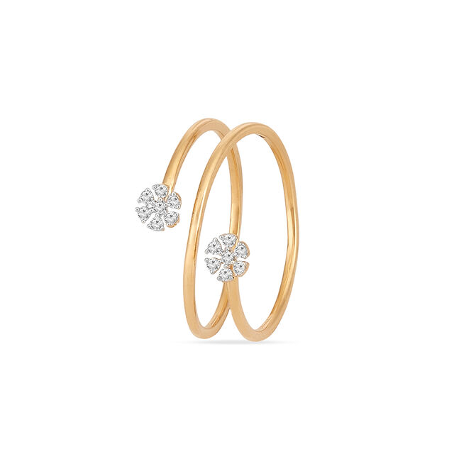 Tanishq 18KT Diamond Finger Ring for Women 2