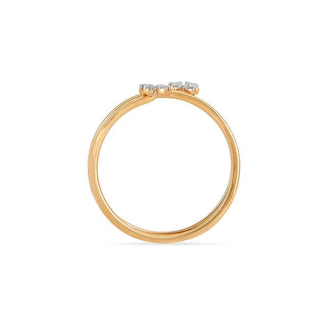 Tanishq 18KT Diamond Finger Ring for Women 4