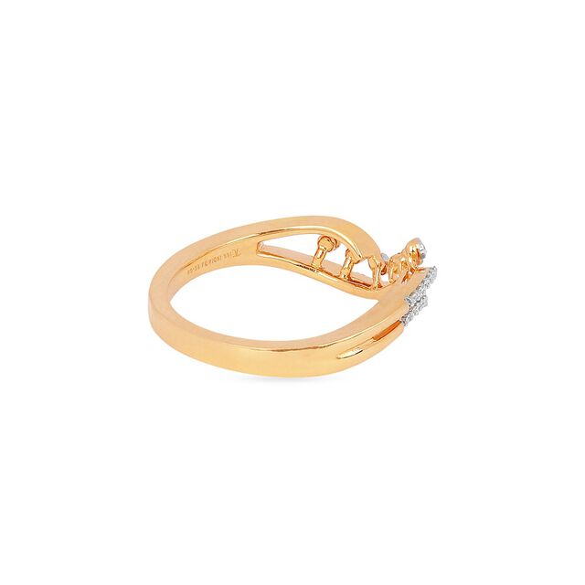 Tanishq 18KT Diamond Finger Ring for Women 5