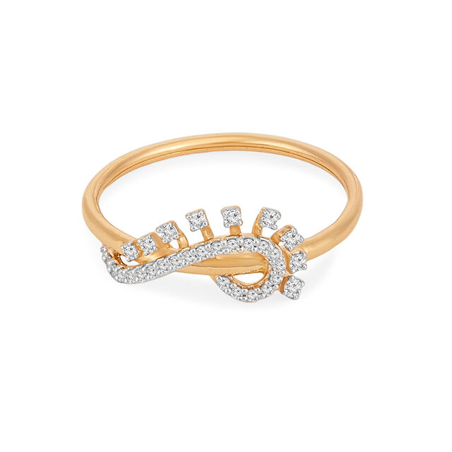 Tanishq 18KT Diamond Finger Ring for Women 
