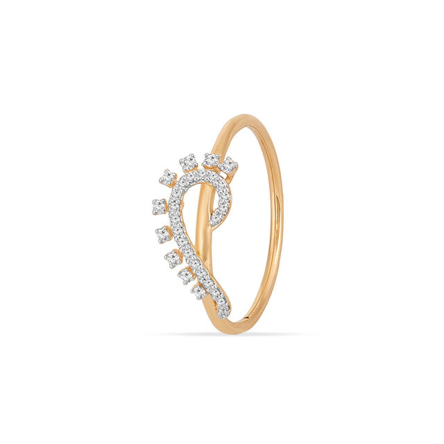 Tanishq 18KT Diamond Finger Ring for Women 2