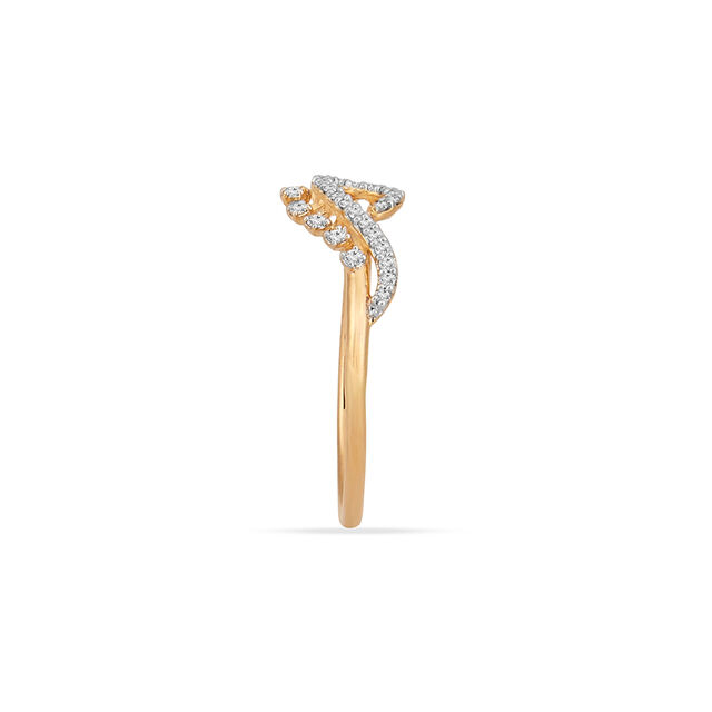 Tanishq 18KT Diamond Finger Ring for Women 3