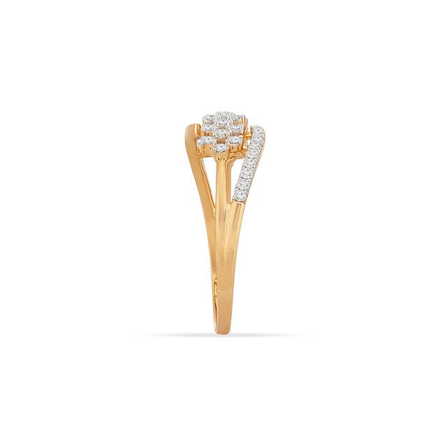 Tanishq 18KT Diamond Finger Ring for Women 3