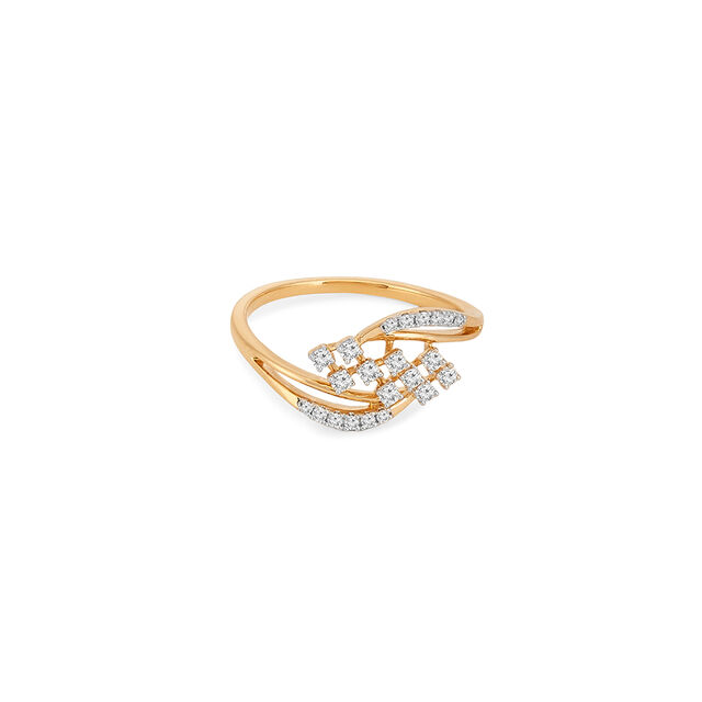 Tanishq 18KT Diamond Finger Ring for Women 