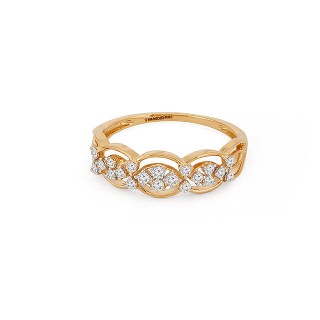Tanishq 18KT Diamond Finger Ring for Women 