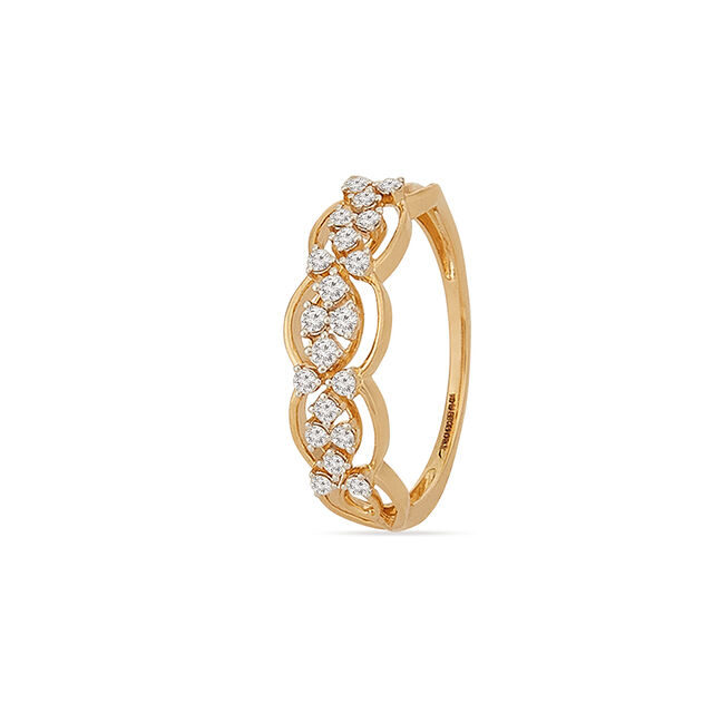 Tanishq 18KT Diamond Finger Ring for Women 3