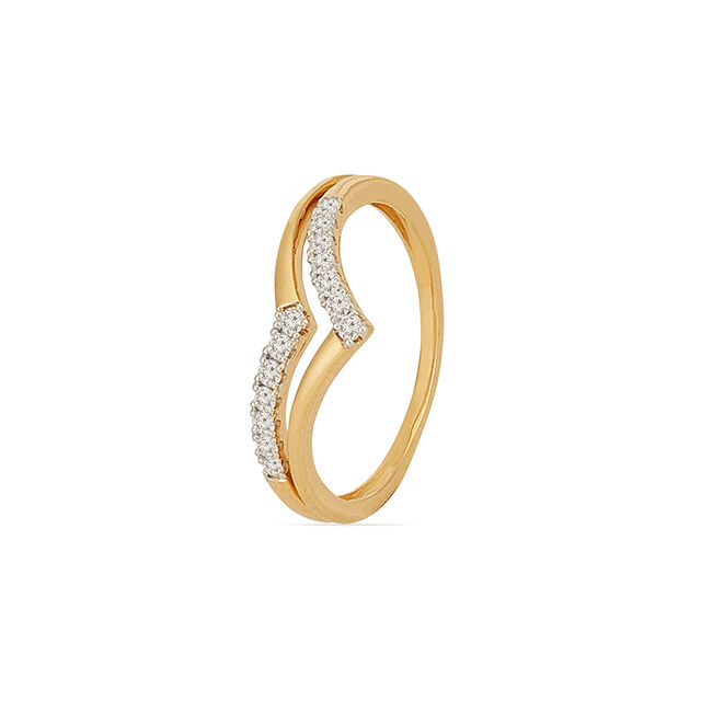 Tanishq 18KT Diamond Finger Ring for Women 2