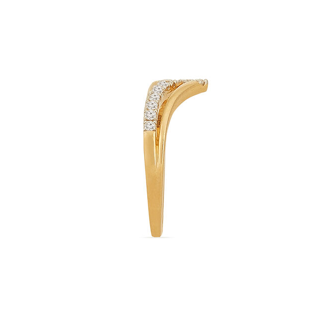 Tanishq 18KT Diamond Finger Ring for Women 3