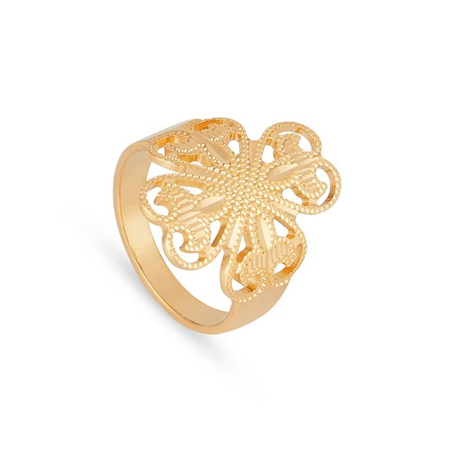 Tanishq 18KT Gold Finger Ring 2