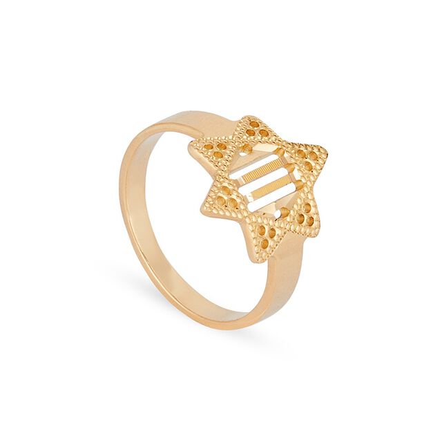 Tanishq 18KT Gold Finger Ring 2