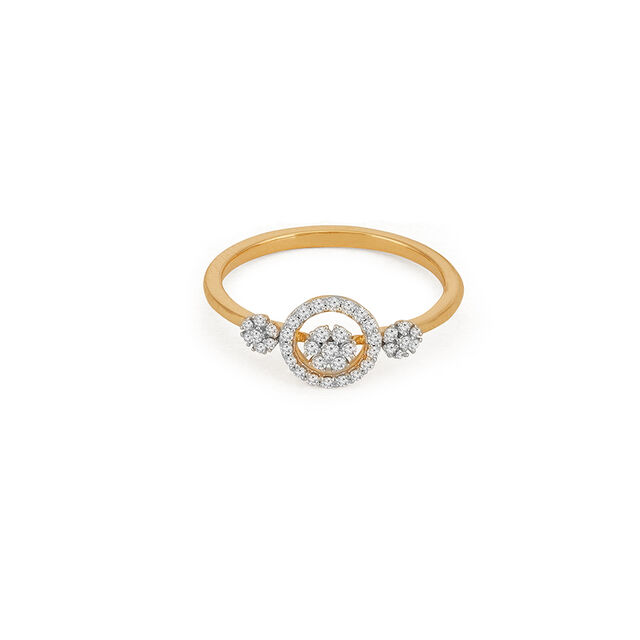 Tanishq 18KT Diamond Finger Ring for Women 
