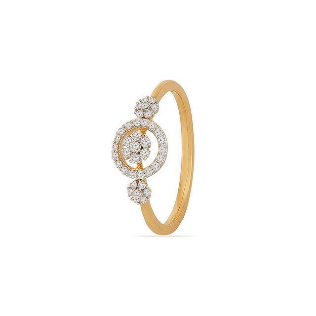 Tanishq 18KT Diamond Finger Ring for Women 2
