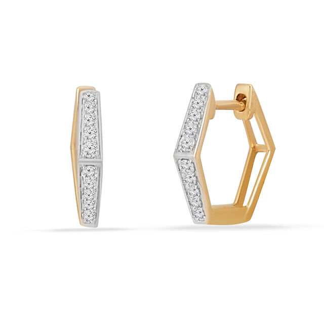 Tanishq 18KT Diamond Earrings for Women 2