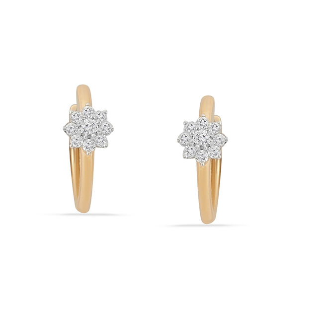 Tanishq 18KT Diamond Earrings for Women 