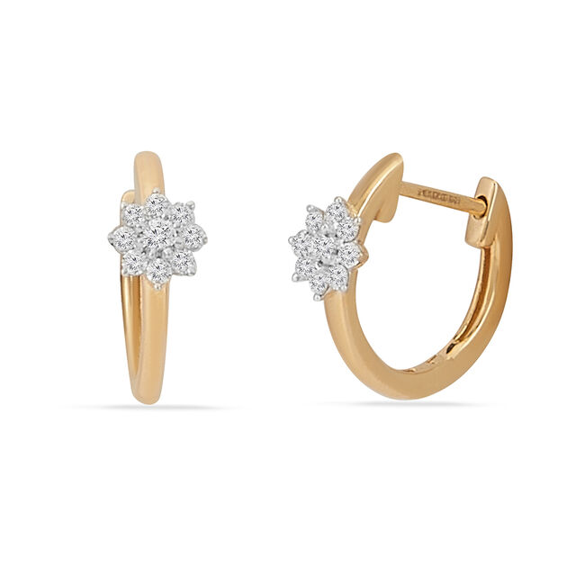 Tanishq 18KT Diamond Earrings for Women 2