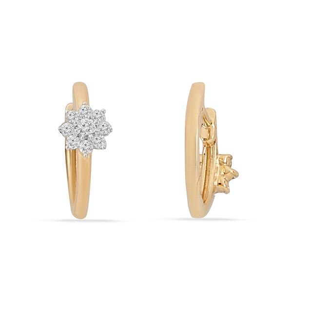 Tanishq 18KT Diamond Earrings for Women 3