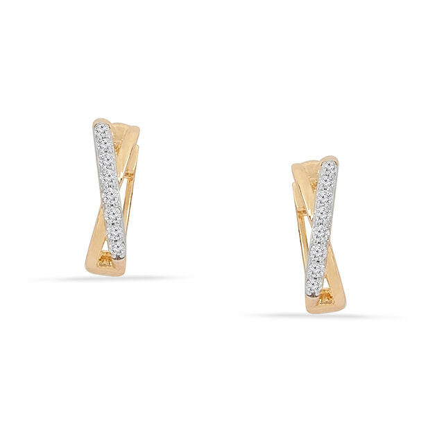Tanishq 18KT Diamond Earrings for Women 
