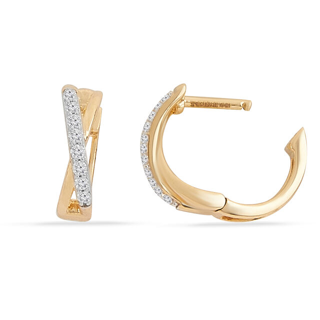 Tanishq 18KT Diamond Earrings for Women 4