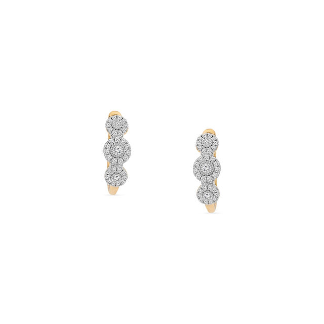 Tanishq 18KT Diamond Earrings for Women 