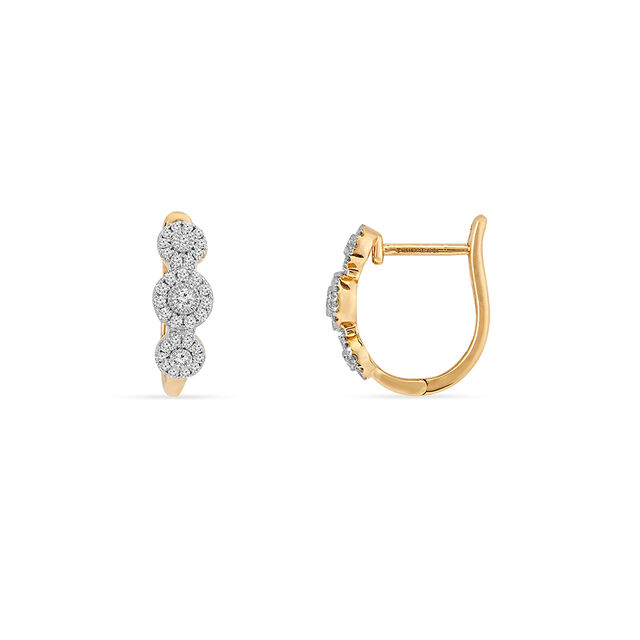 Tanishq 18KT Diamond Earrings for Women 3