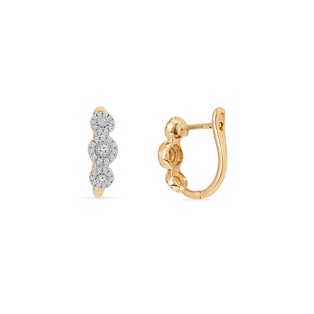 Tanishq 18KT Diamond Earrings for Women 4