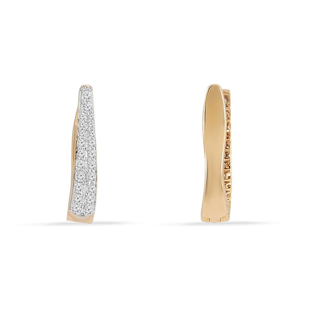 Tanishq 18KT Diamond Earrings for Women 3