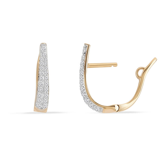 Tanishq 18KT Diamond Earrings for Women 4