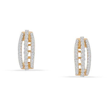 Tanishq 18KT Diamond Earrings for Women