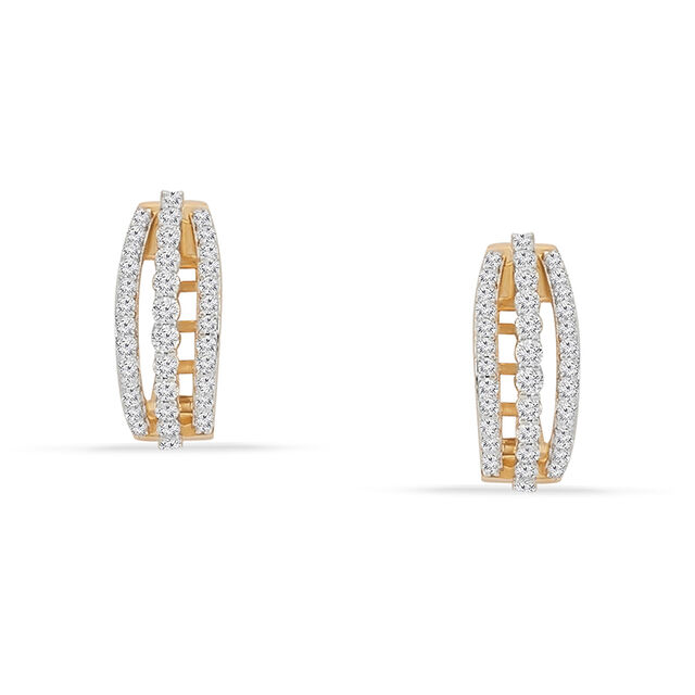 Tanishq 18KT Diamond Earrings for Women 
