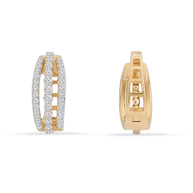 Tanishq 18KT Diamond Earrings for Women 3