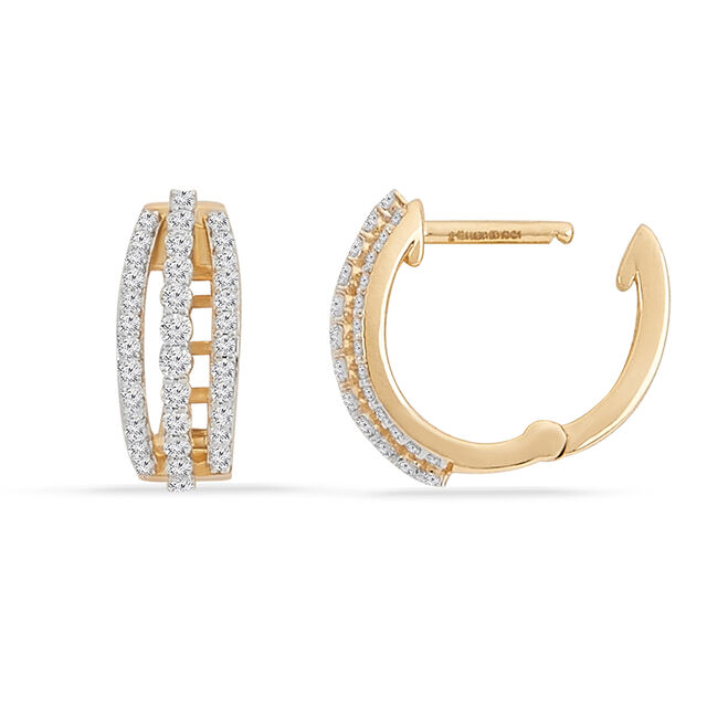 Tanishq 18KT Diamond Earrings for Women 4