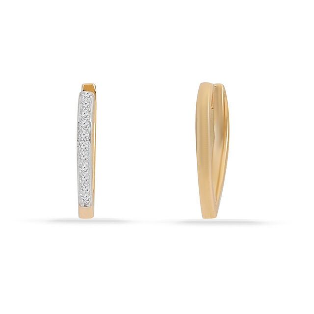 Tanishq 18KT Diamond Earrings for Women 3