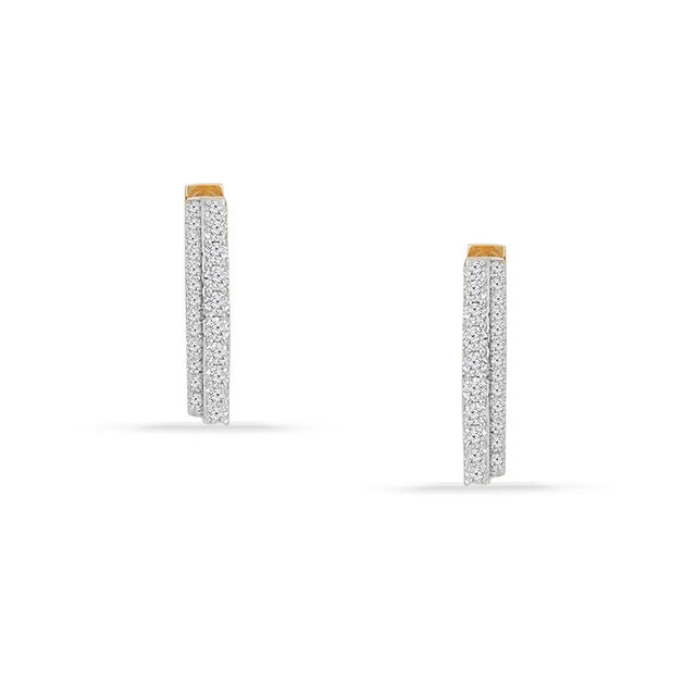 Tanishq 18KT Diamond Earrings for Women 