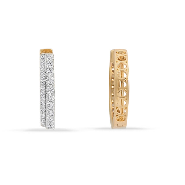 Tanishq 18KT Diamond Earrings for Women 3