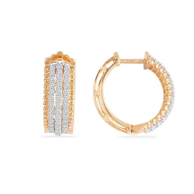 Tanishq 18KT Diamond Earrings for Women 2