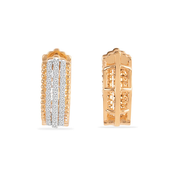 Tanishq 18KT Diamond Earrings for Women 3