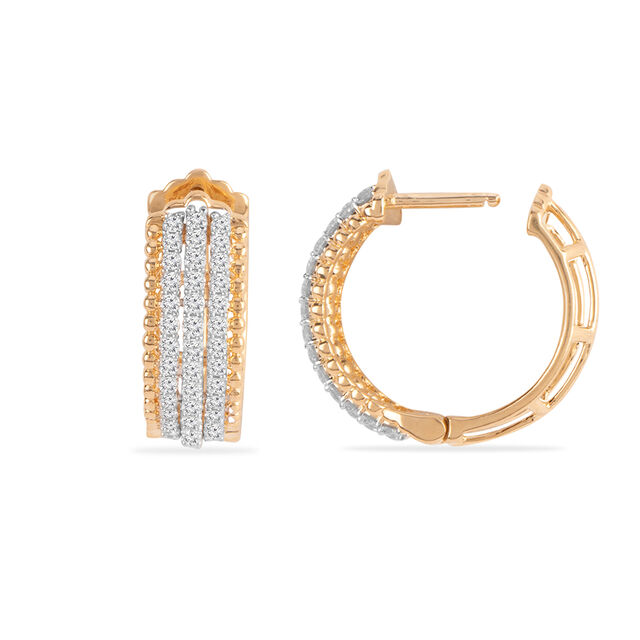 Tanishq 18KT Diamond Earrings for Women 4
