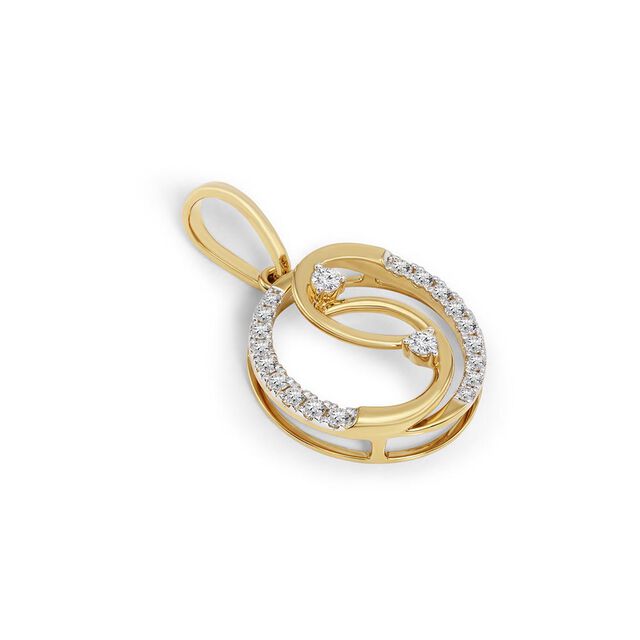 Tanishq 18KT Diamond Pendant 2