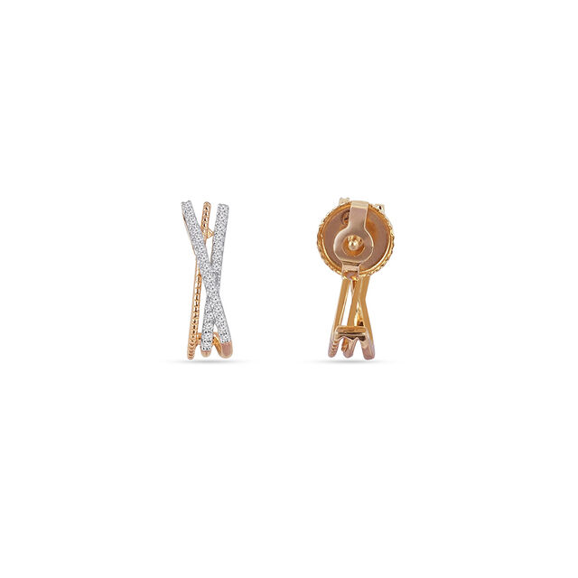 Tanishq 18KT Diamond Stud Earring for Women 4