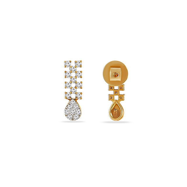 Tanishq 18KT Diamond Earrings for Women 3