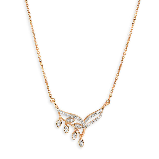 Tanishq 18KT Diamond  Necklace Set 2