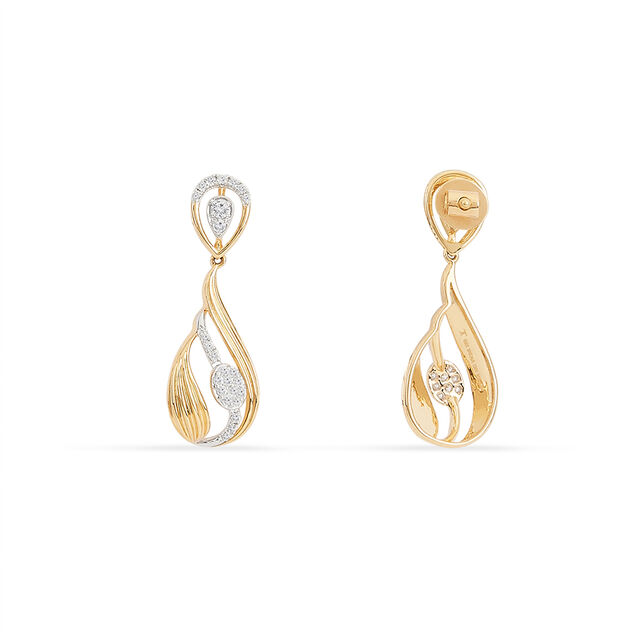 Tanishq 18KT Diamond Earrings for Women 3
