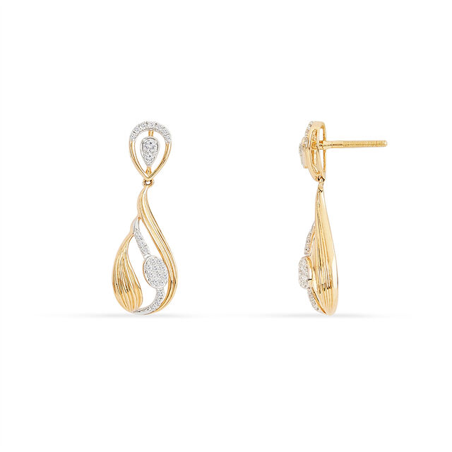 Tanishq 18KT Diamond Earrings for Women 4