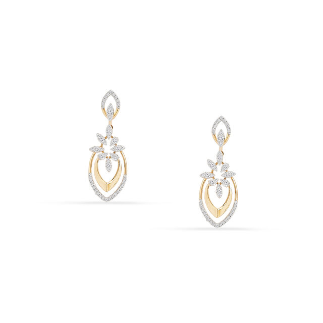 Tanishq 18KT Diamond Earrings for Women 