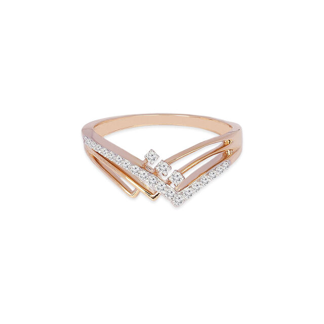 Tanishq 18KT Diamond Finger Ring for Women 