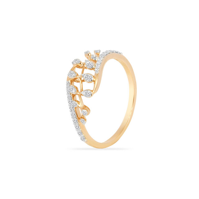Tanishq 18KT Diamond Finger Ring for Women 2